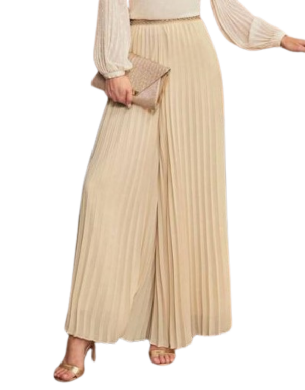 womens Plisse Trousers - Image 3