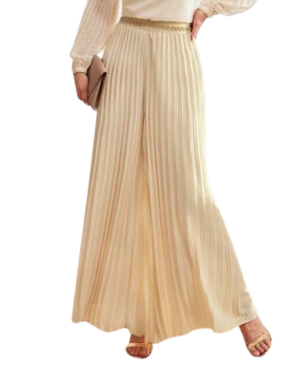 womens Plisse Trousers - Image 4