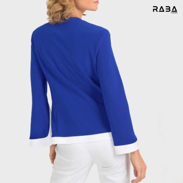 Women's Blue Formal Blazer and Skirt Set - Image 4